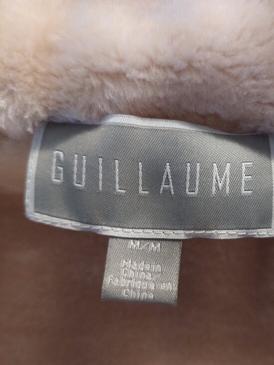 Guillaume Reversible Faux Fur Winter or Teddy Coat Trim & Hood Women's M Pink - Picture 8 of 10